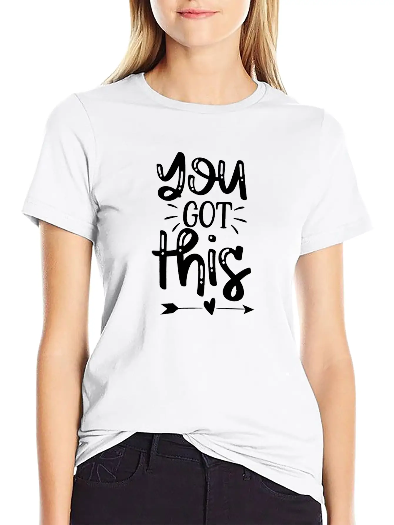 Inspirational Quote You Got This Simple Everyday Graphic Tee – Lightweight Summer Wear