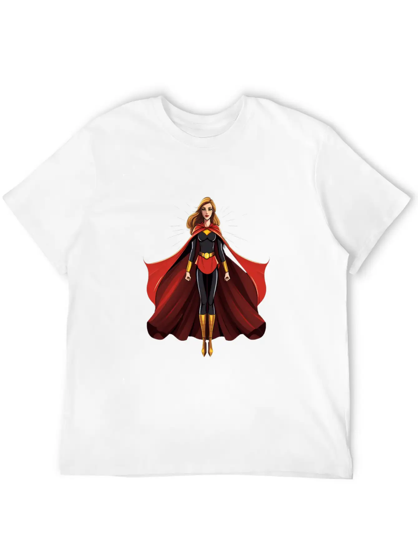 International Womens Day Woman Wearing Capes Stylish Everyday T-Shirt – Unisex Basic Cotton Tee