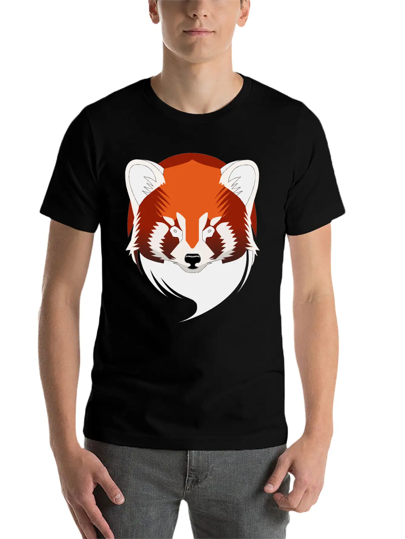 Intrepid Panda Logo Stylish Everyday T-Shirt – Unisex Basic Cotton Tee