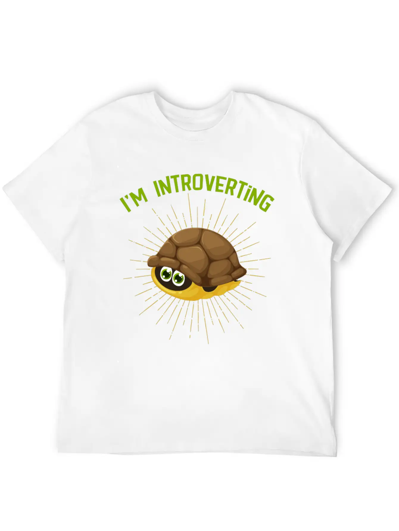 Introverted Person Turtle Lover Basic Graphic T-Shirt – Daily Comfort In Soft Cotton