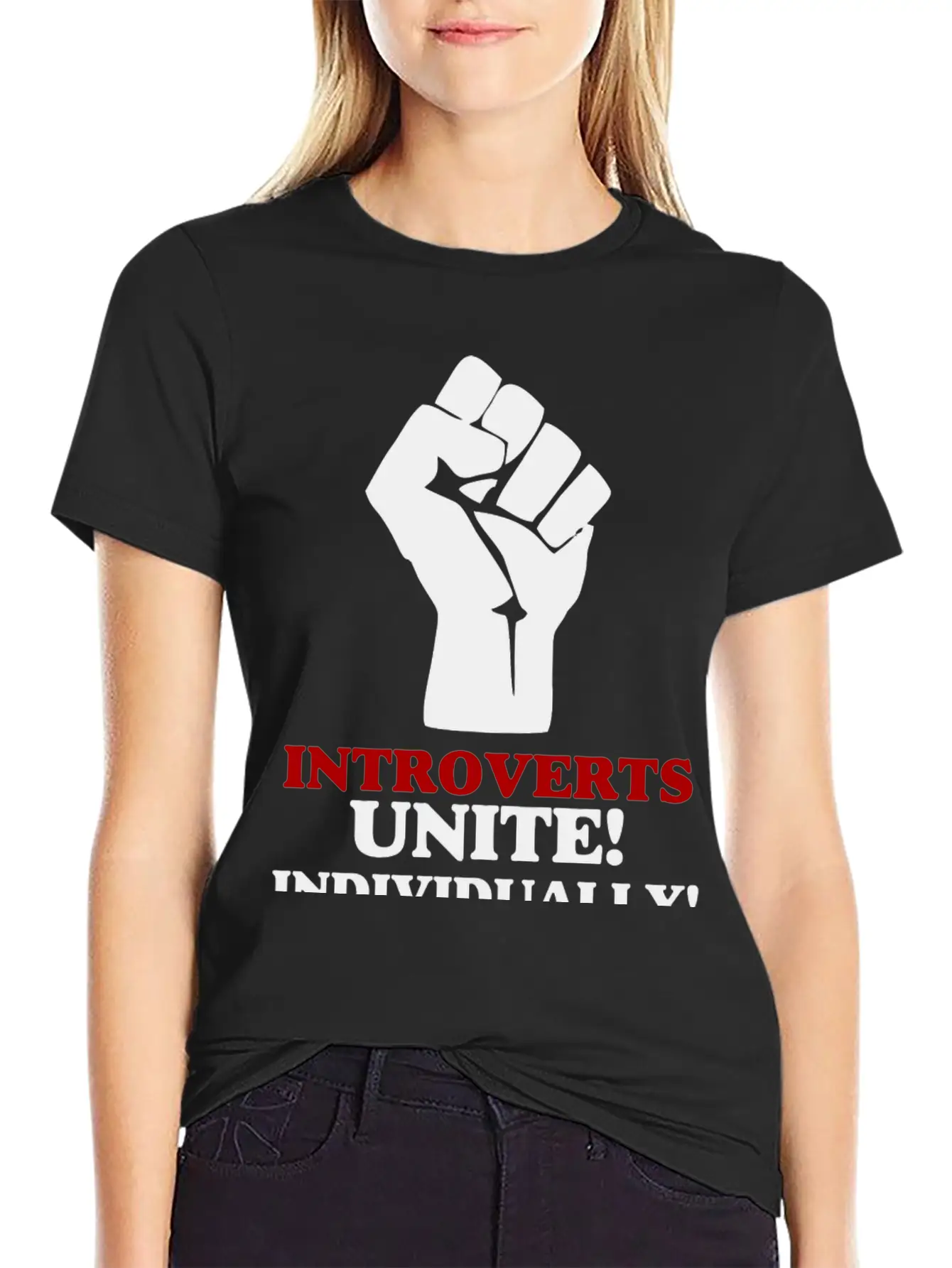 Introverts Unite Basic Graphic T-Shirt – Daily Comfort In Soft Cotton
