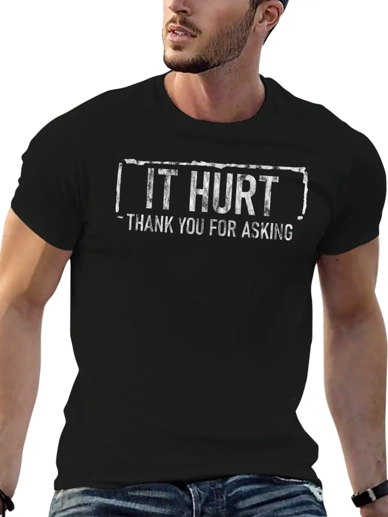 It Hurt, Thank You For Asking 2 Basic Graphic T-Shirt – Daily Comfort In Soft Cotton