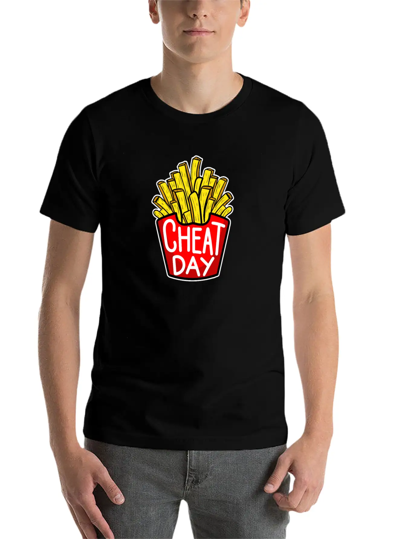 It`s My Cheat Day Carb Control Diet Gift Idea Basic Graphic T-Shirt – Daily Comfort In Soft Cotton