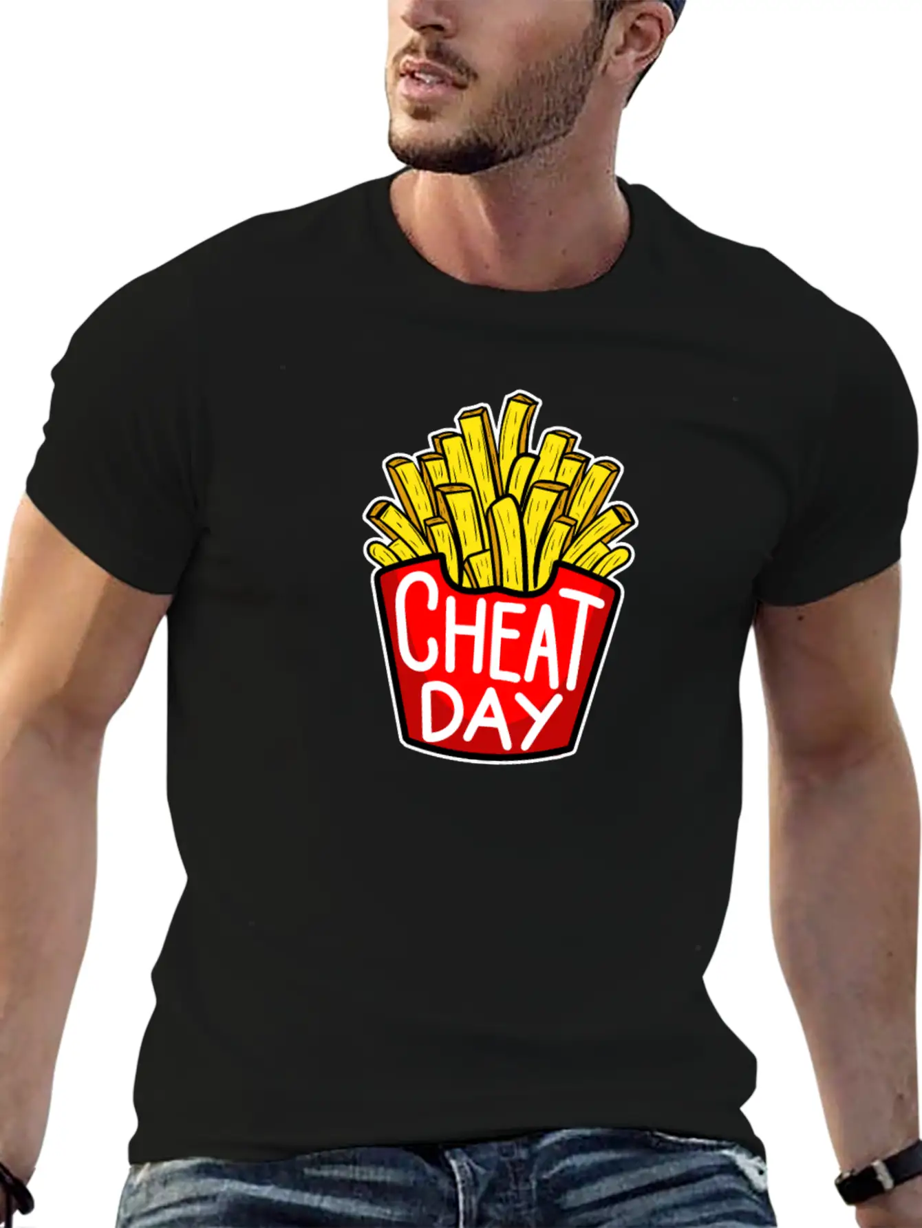 It`s My Cheat Day Carb Control Diet Gift Idea Basic Graphic T-Shirt – Daily Comfort In Soft Cotton