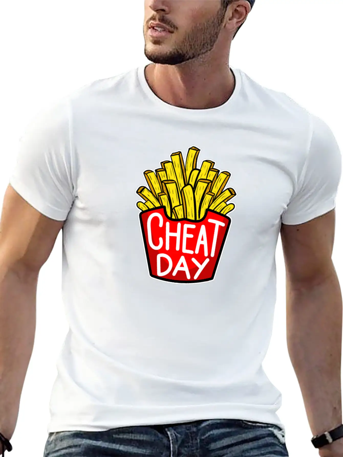 It`s My Cheat Day Carb Control Diet Gift Idea Basic Graphic T-Shirt – Daily Comfort In Soft Cotton