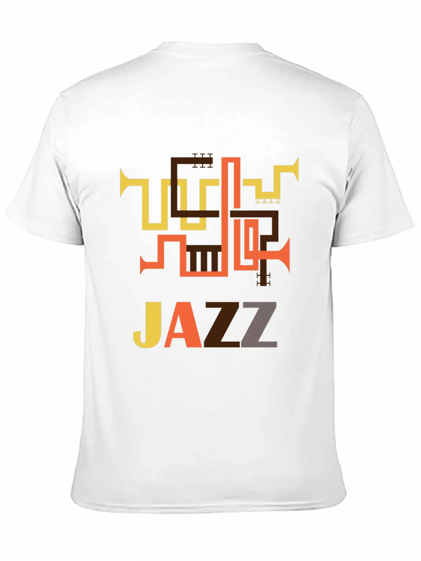 Jazz Music Simple Everyday Graphic Tee – Lightweight Summer Wear