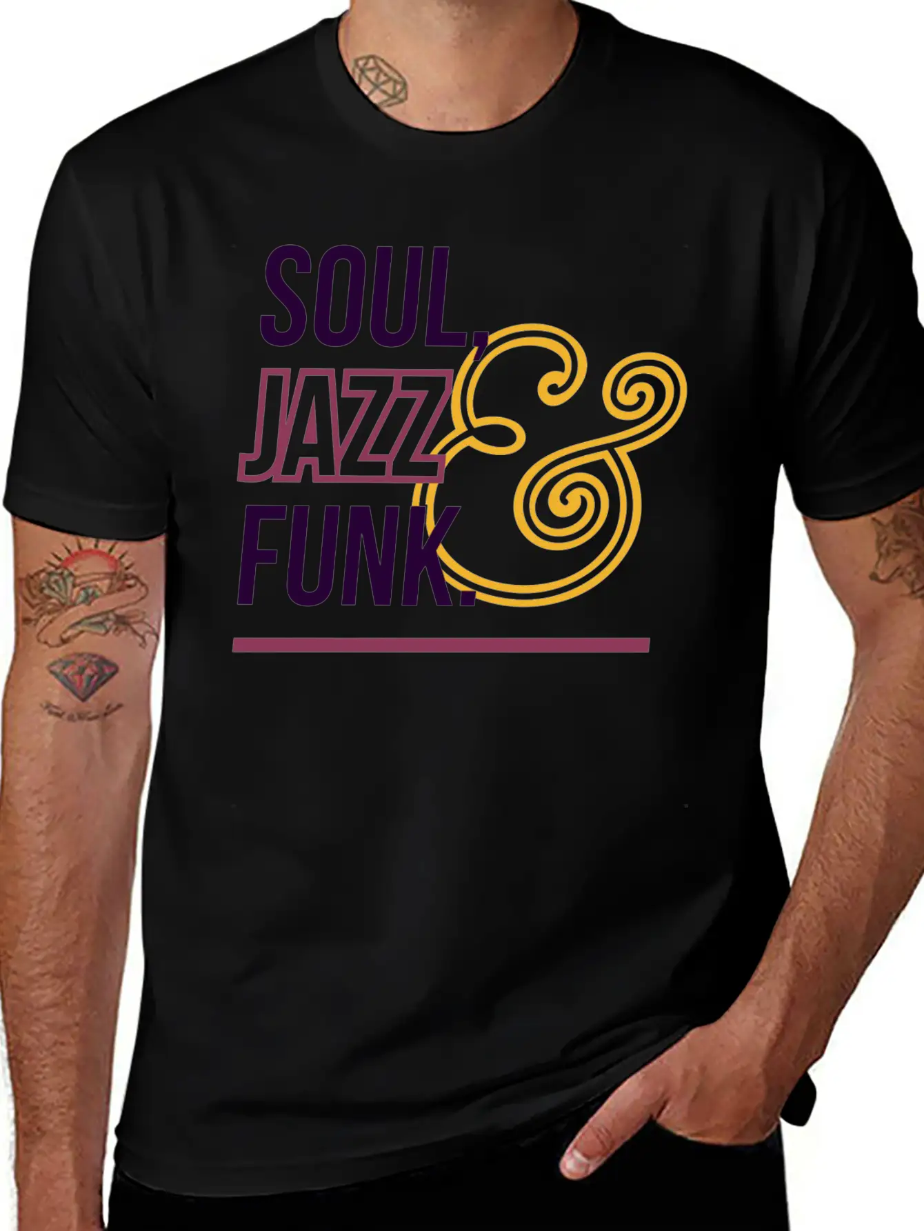 Jazz Music Soul Funk Music Style Music Style Shirt Unisex Cotton Tee – Relaxed Fit For Any Occasion
