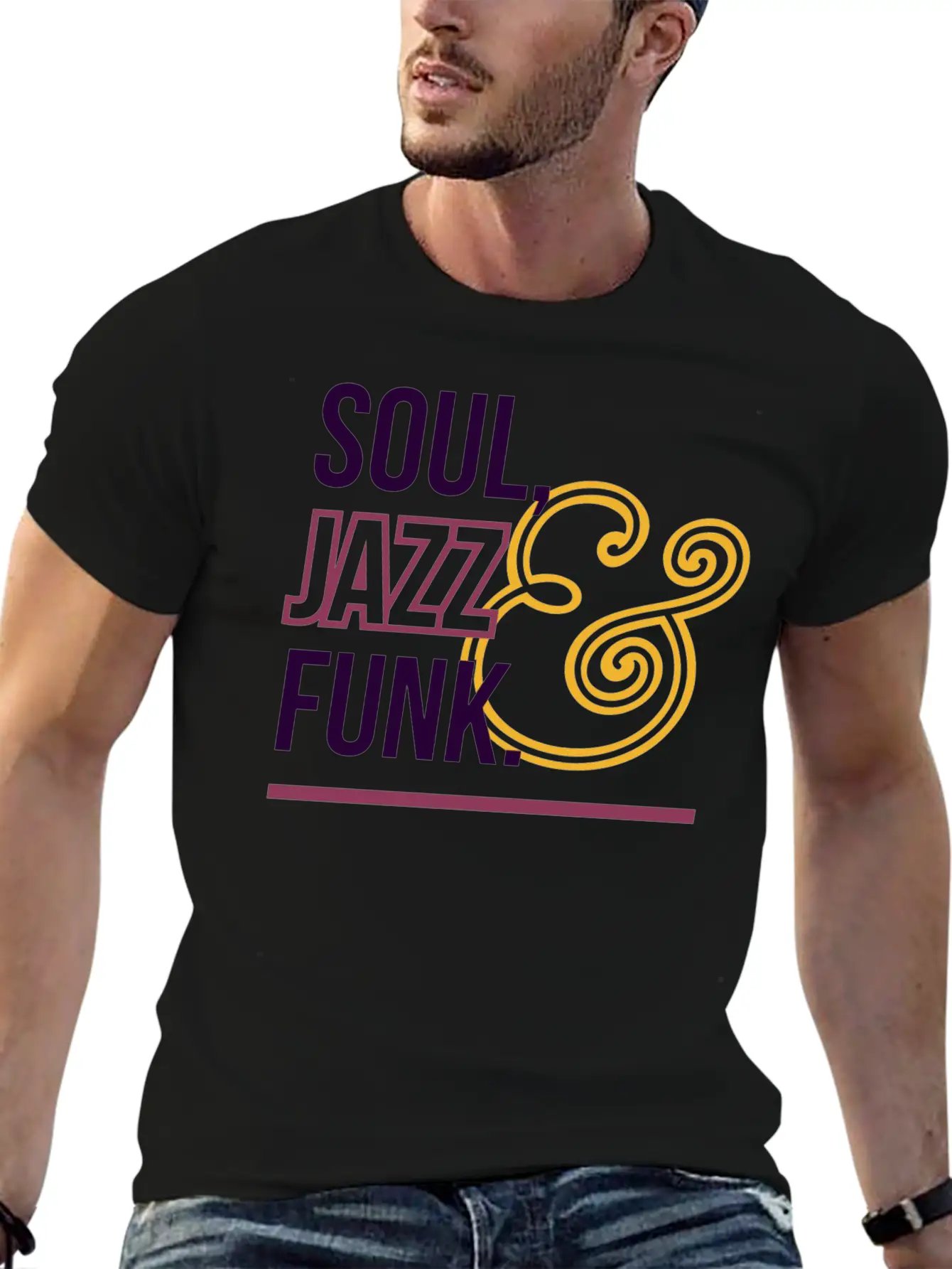 Jazz Music Soul Funk Music Style Music Style Shirt Unisex Cotton Tee – Relaxed Fit For Any Occasion