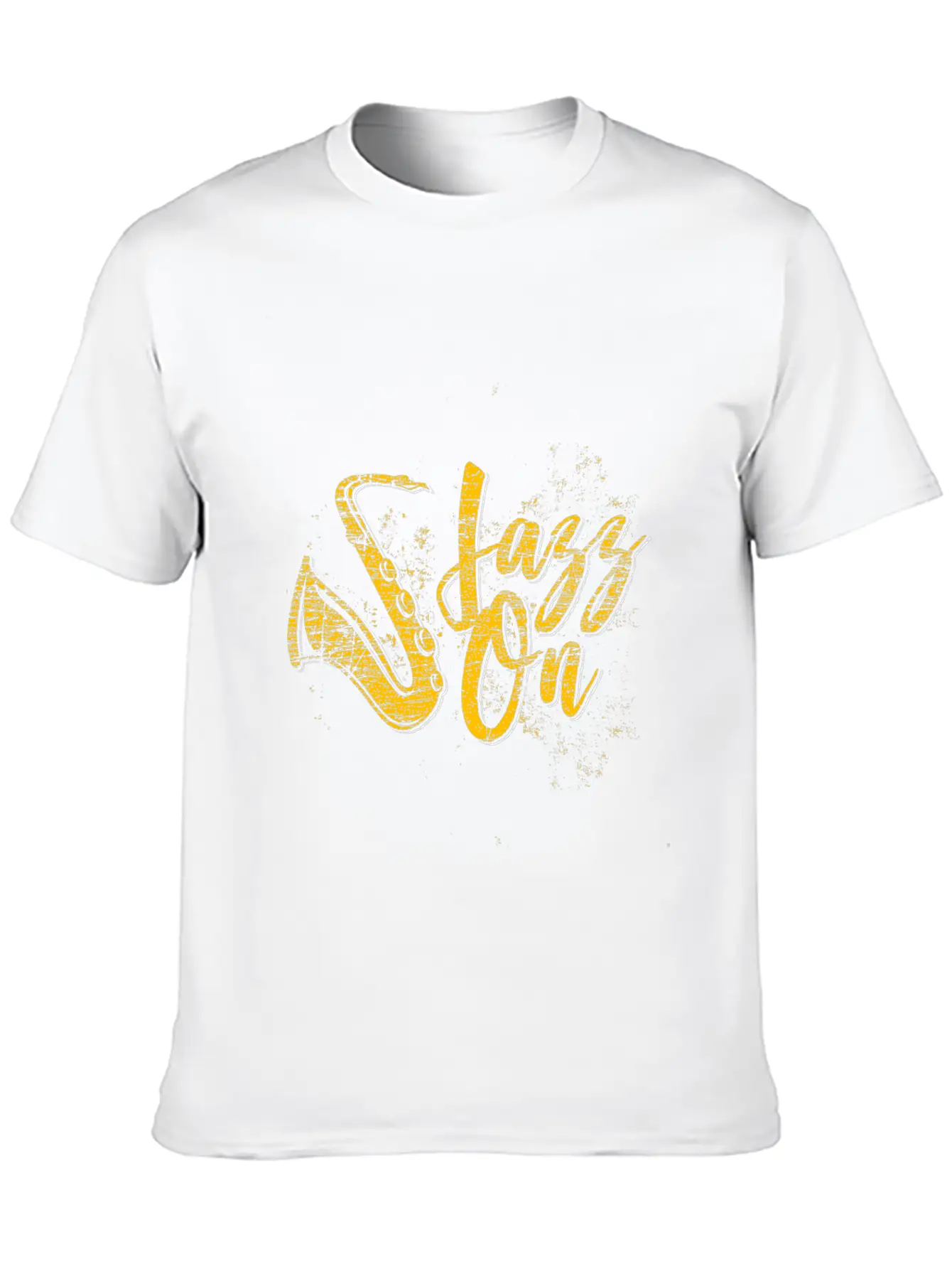 Jazz On Saxophone Music Basic Graphic T-Shirt – Daily Comfort In Soft Cotton
