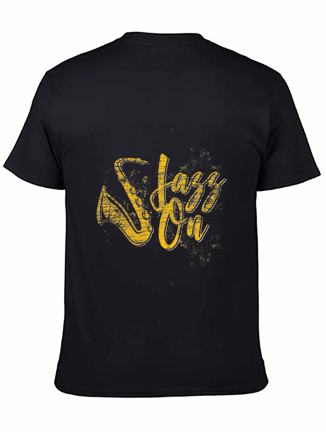Jazz On Saxophone Music Basic Graphic T-Shirt – Daily Comfort In Soft Cotton