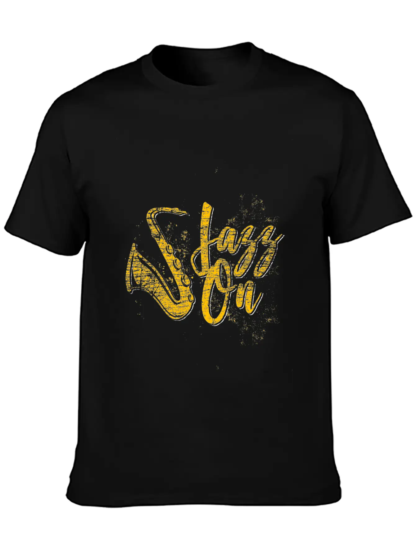 Jazz On Saxophone Music Basic Graphic T-Shirt – Daily Comfort In Soft Cotton