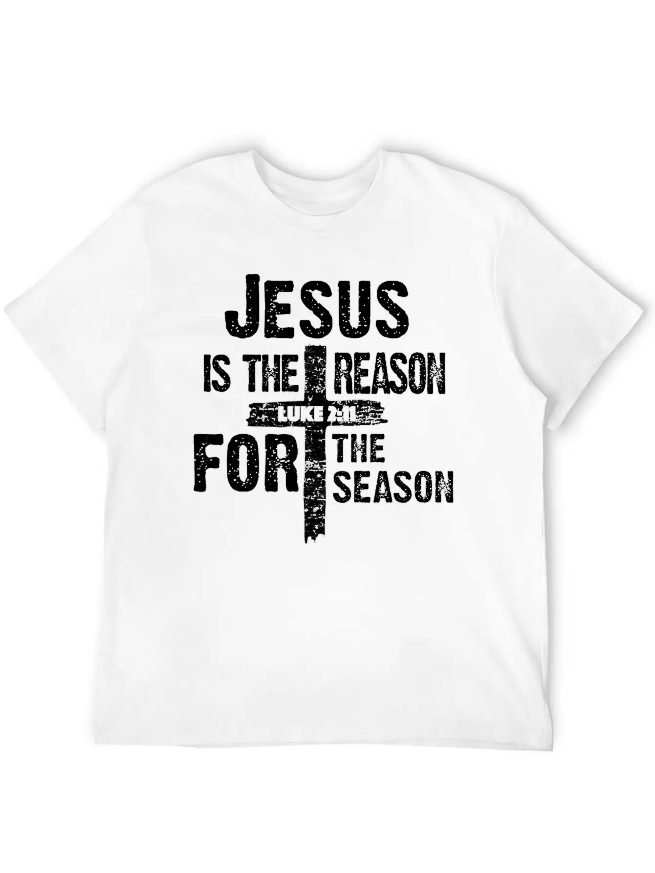 Jesus Is The Reason For The Season Basic Graphic T-Shirt – Daily Comfort In Soft Cotton