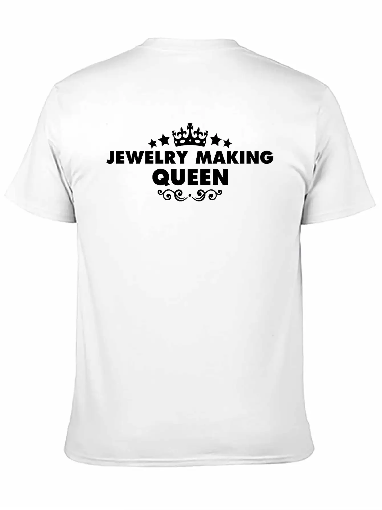 Jewelry Making Queen 2015 Stylish Everyday T-Shirt – Unisex Basic Cotton Tee