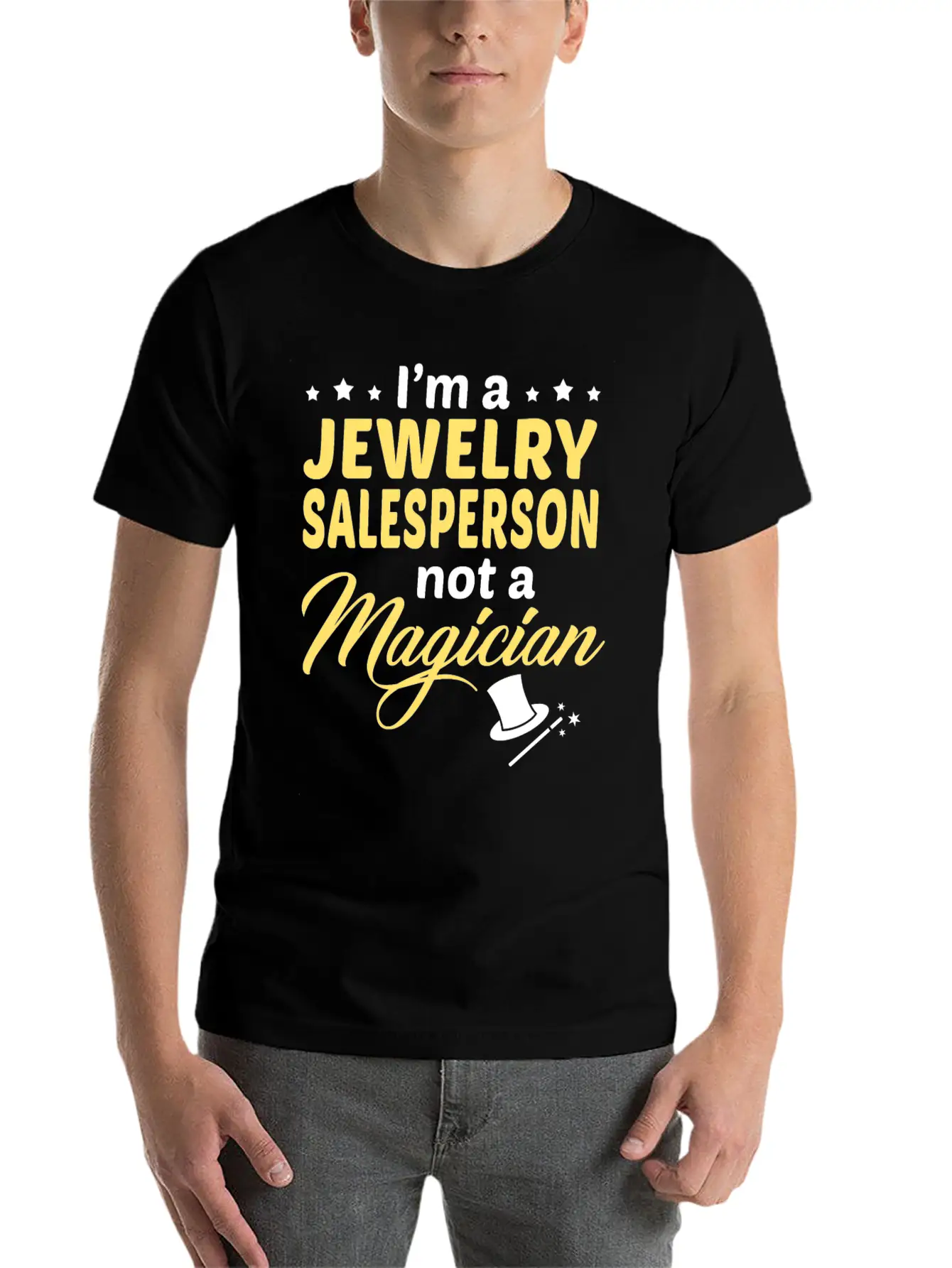 Jewelry Salesperson Stylish Everyday T-Shirt – Unisex Basic Cotton Tee