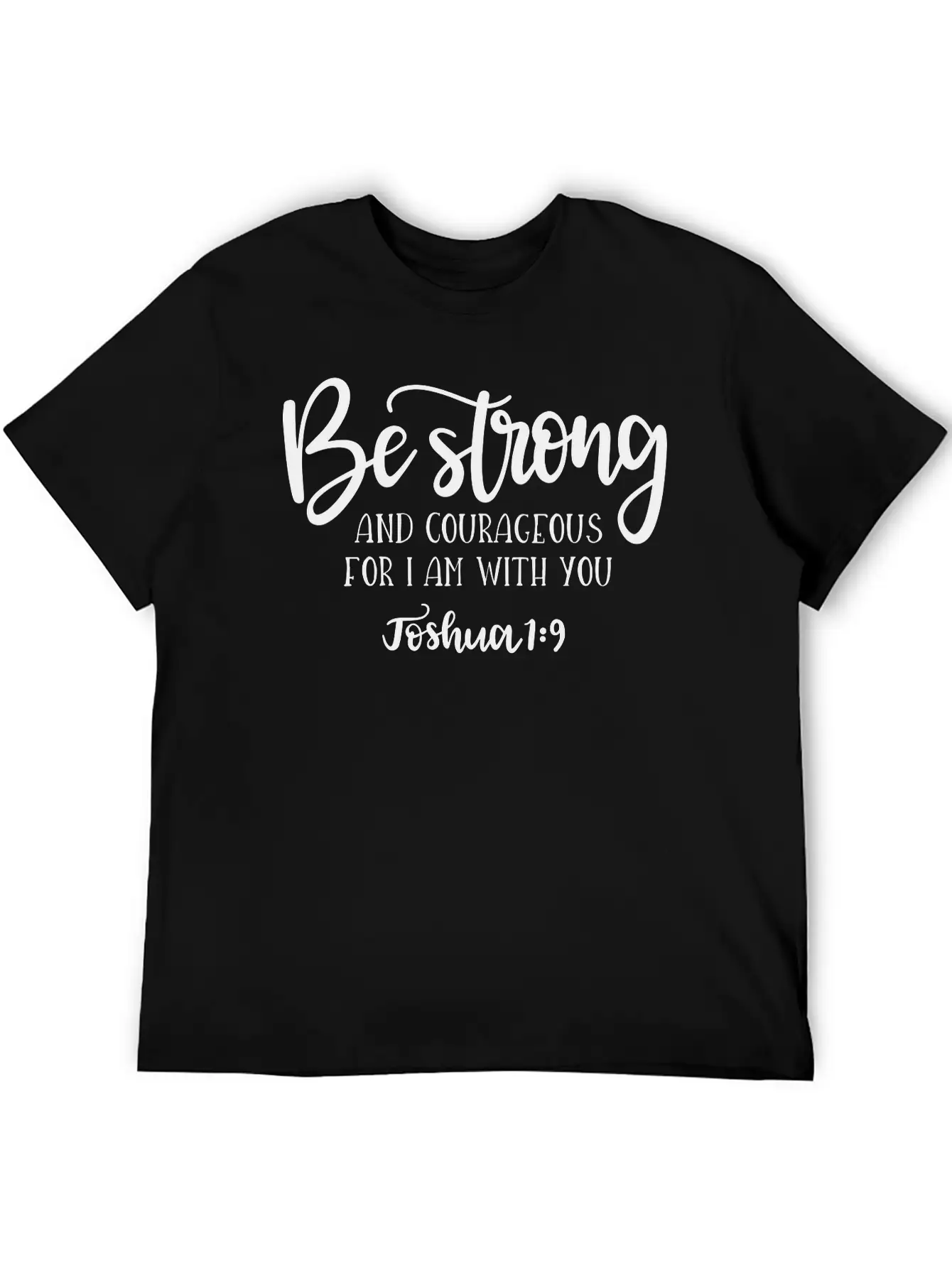 Joshua 1:9 Simple Everyday Graphic Tee – Lightweight Summer Wear