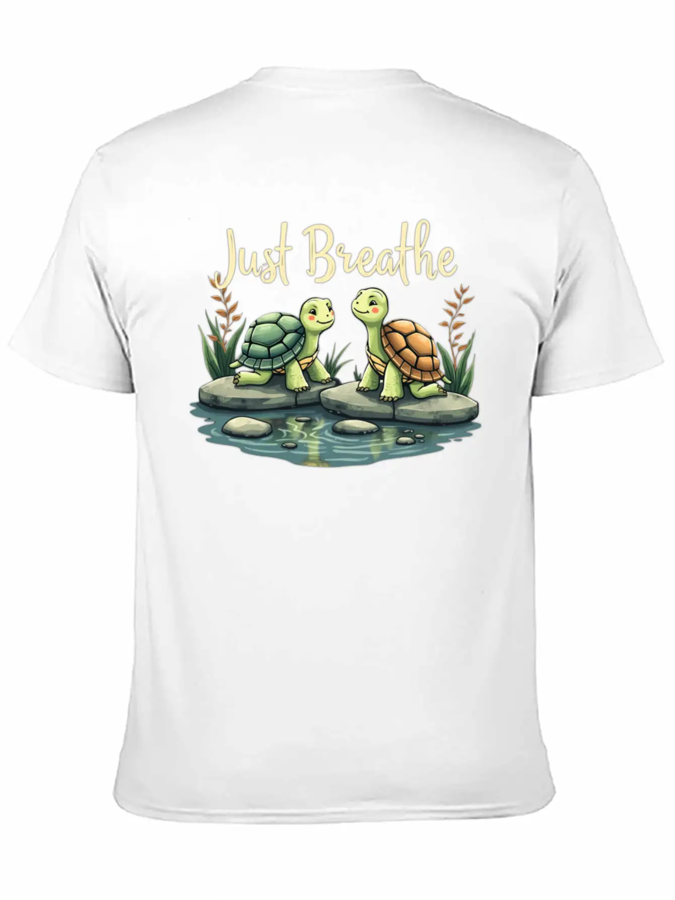 Just Breathe Classic Cotton Tee – Unisex Comfort For Any Season