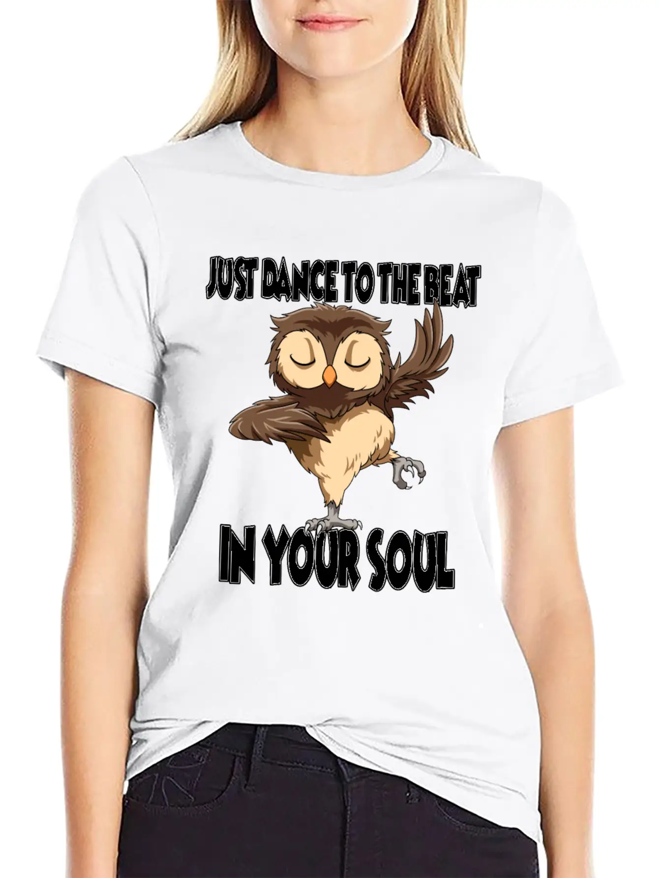 Just Dance To The Beat In Your Soul Basic Graphic T-Shirt – Daily Comfort In Soft Cotton