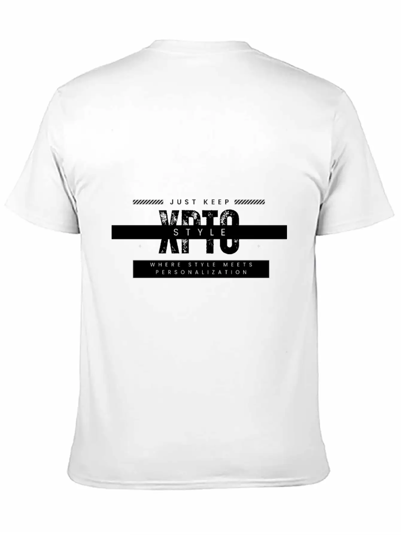 JUST KEEP XPTO STYLE DESIGN: Elevate Your Wardrobe Relaxed Everyday Tee – Lightweight And Durable Cotton