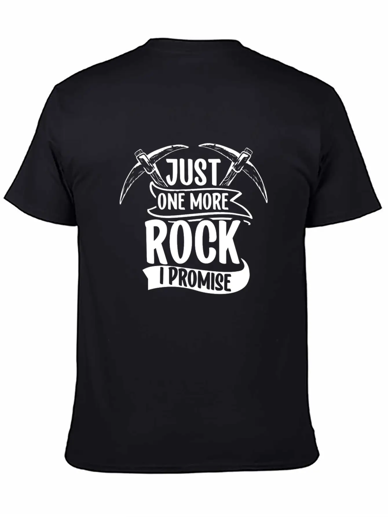 Just One More Rock I Promise Geologist Geology Job Basic Graphic T-Shirt – Daily Comfort In Soft Cotton