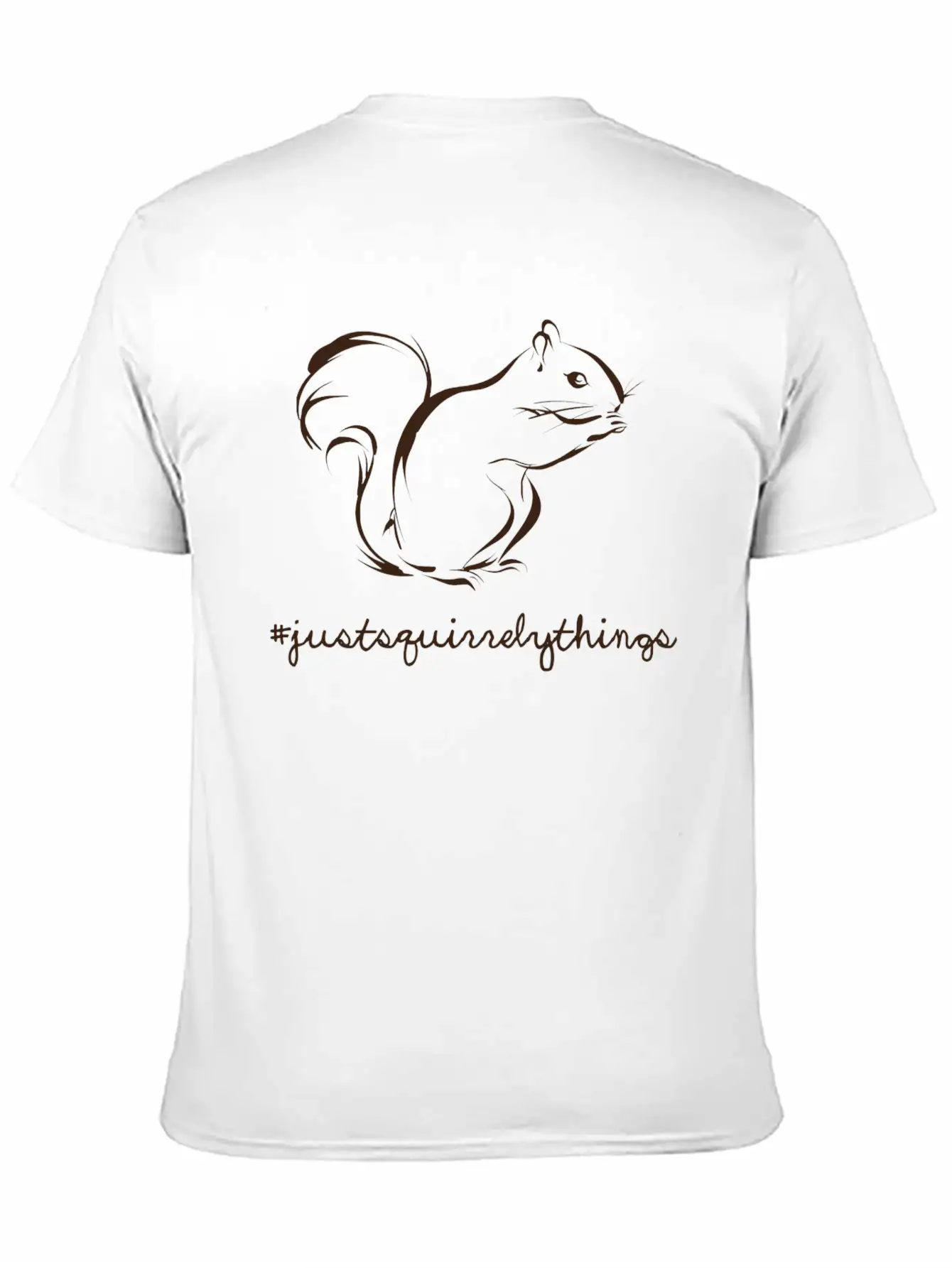 Just Squirrely Things Squirrel Stylish Everyday T-Shirt – Unisex Basic Cotton Tee