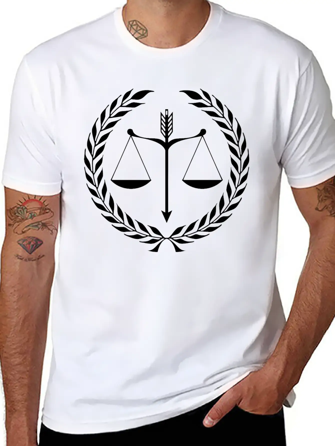 Justice Emblem Stylish Everyday T-Shirt – Unisex Basic Cotton Tee