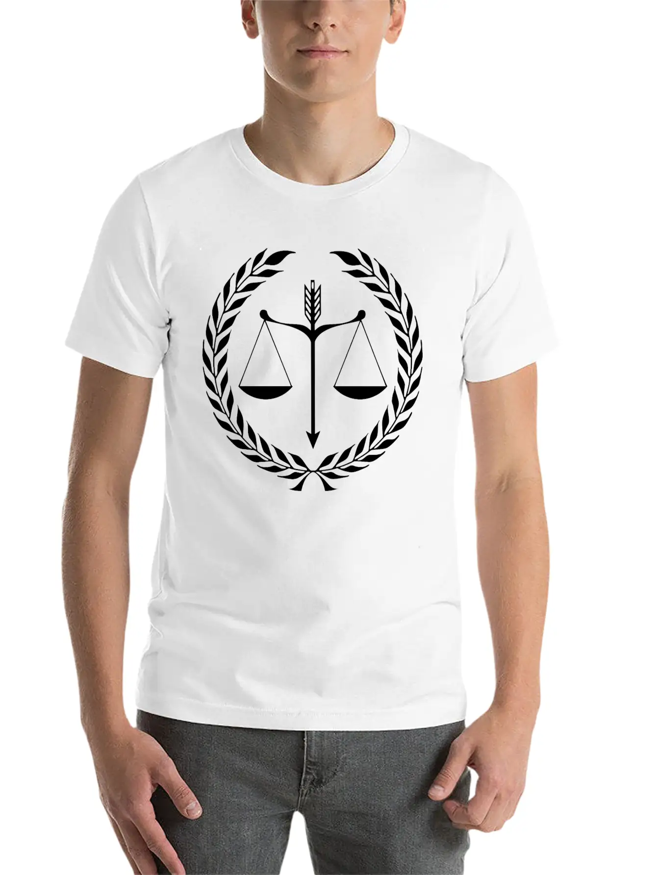 Justice Emblem Stylish Everyday T-Shirt – Unisex Basic Cotton Tee