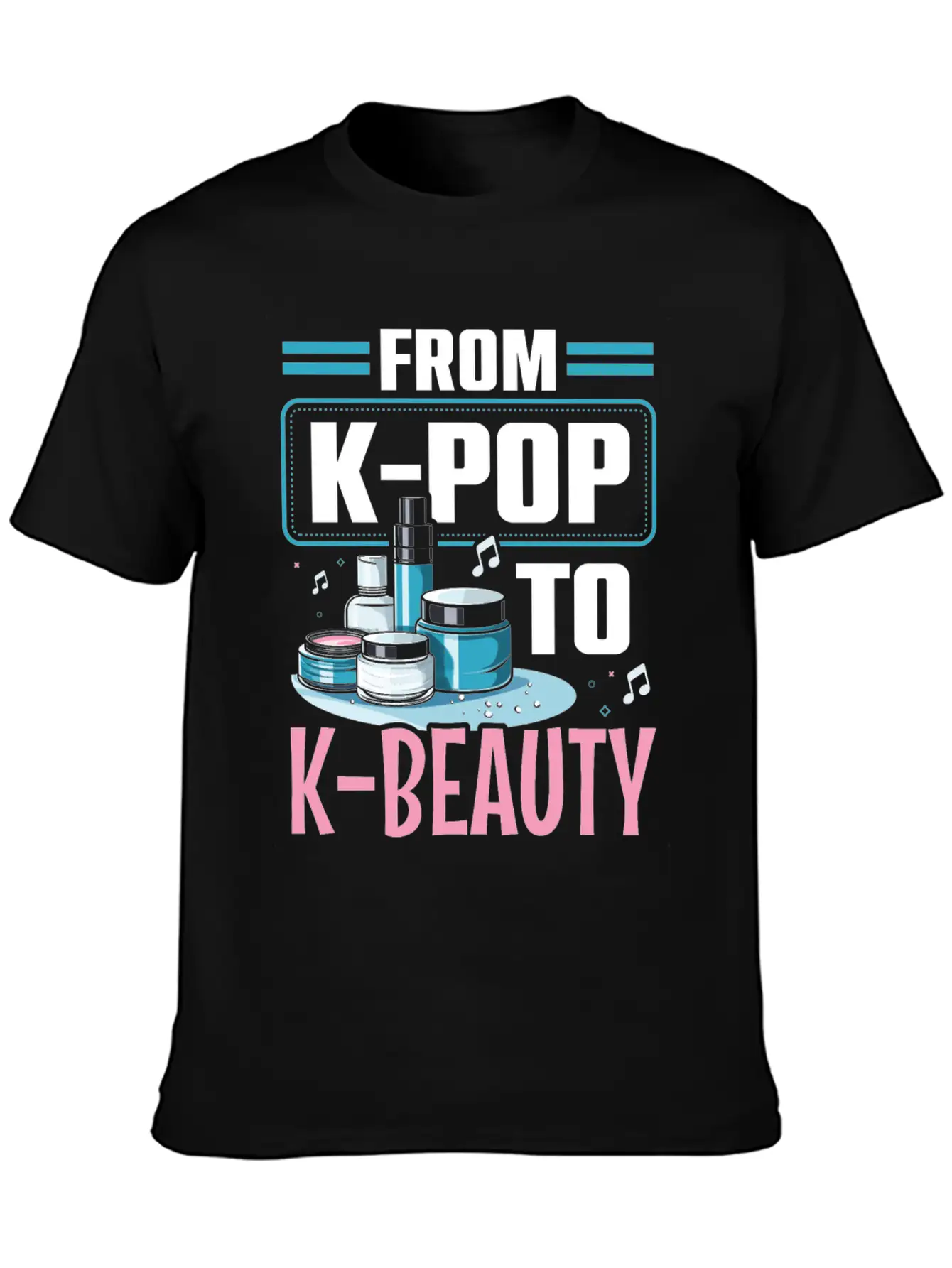 K-Beauty Skincare Oppa Korean Beauty South Korea Basic Graphic T-Shirt – Daily Comfort In Soft Cotton