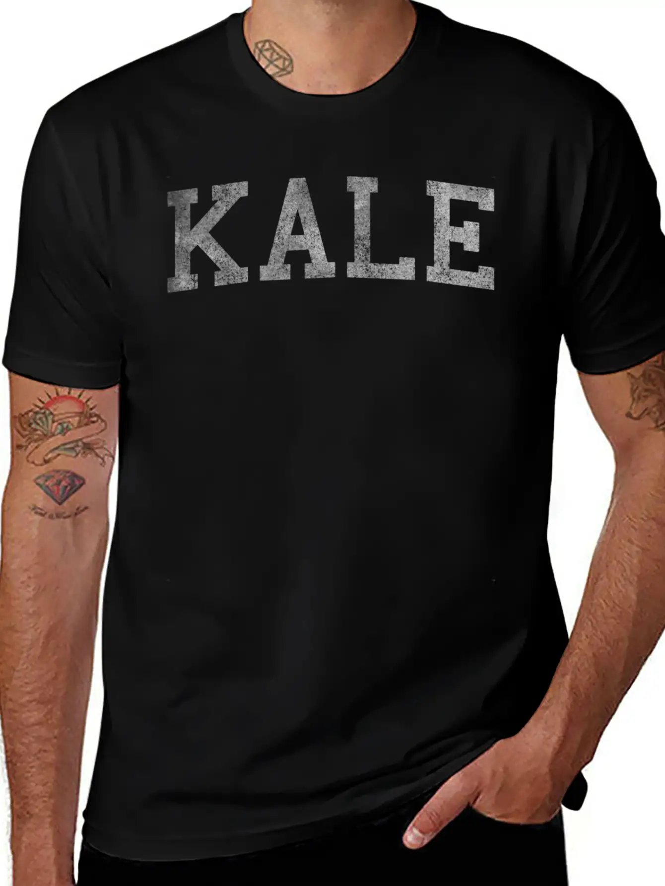 Kale University Vegan Stylish Everyday T-Shirt – Unisex Basic Cotton Tee