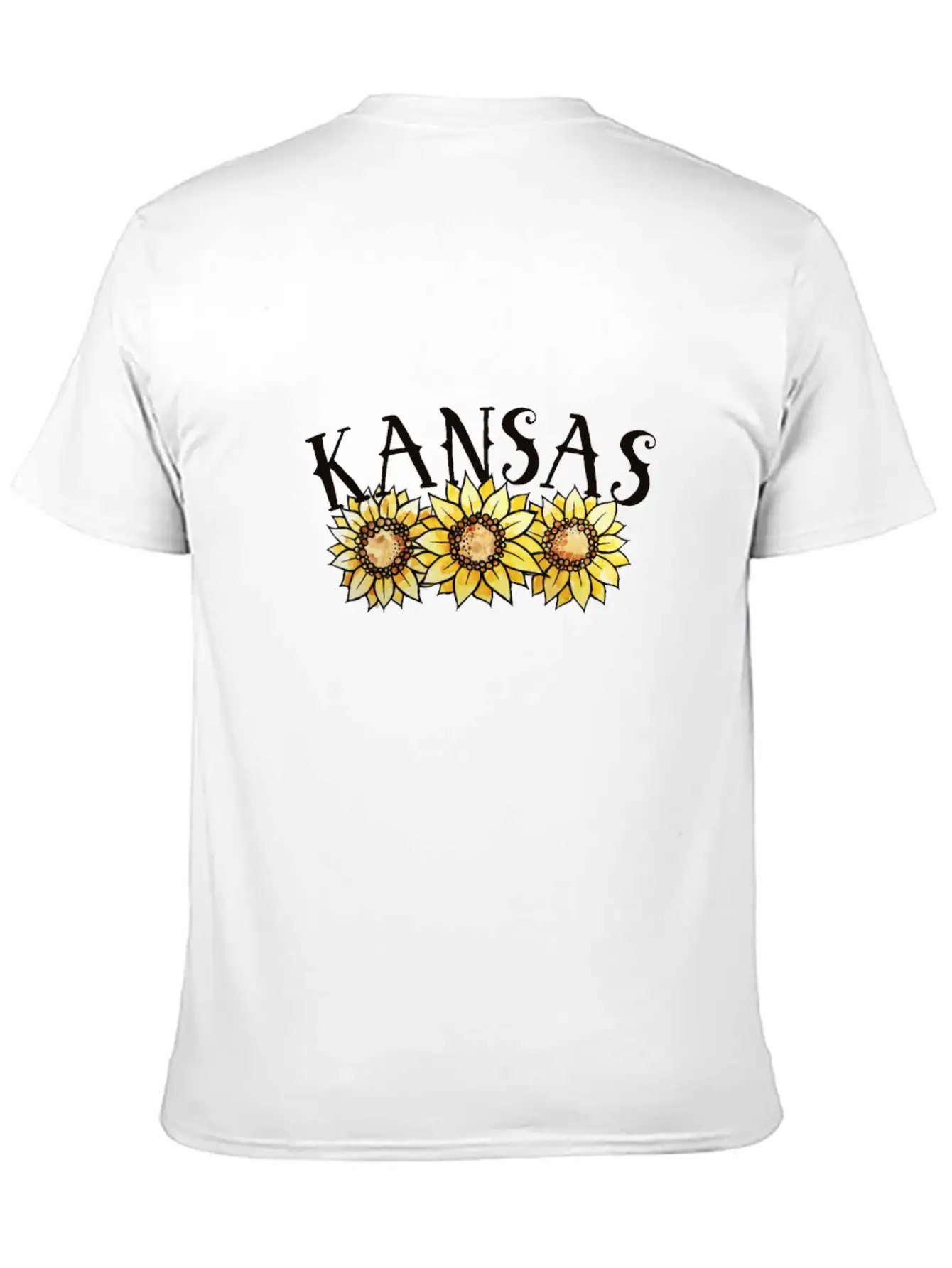 Kansas Sunflowers Stylish Everyday T-Shirt – Unisex Basic Cotton Tee