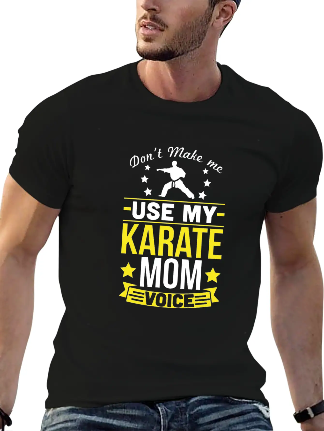 Karate Mom Voice T-Shirt Classic Cotton Tee – Unisex Comfort For Any Season