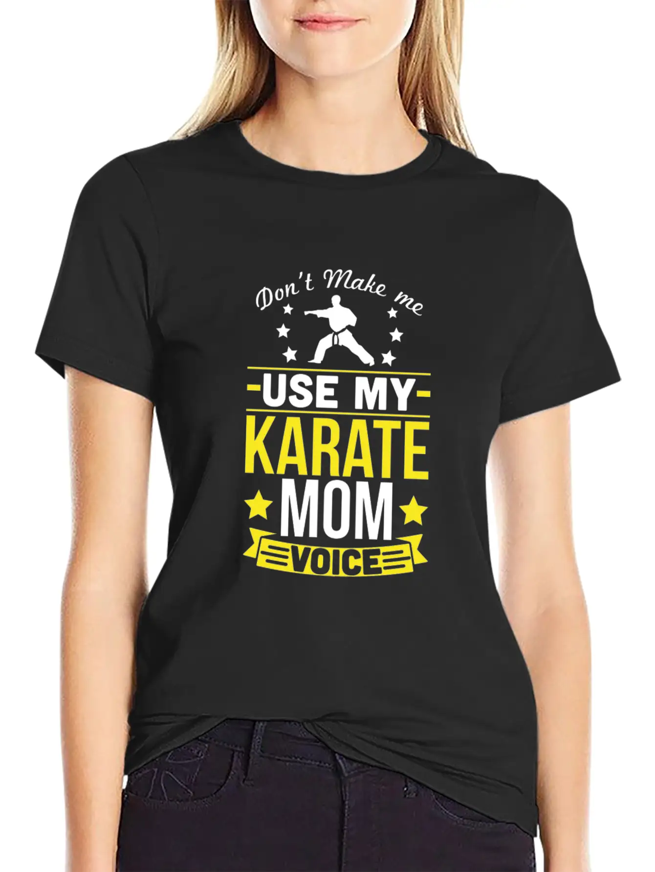 Karate Mom Voice T-Shirt Classic Cotton Tee – Unisex Comfort For Any Season
