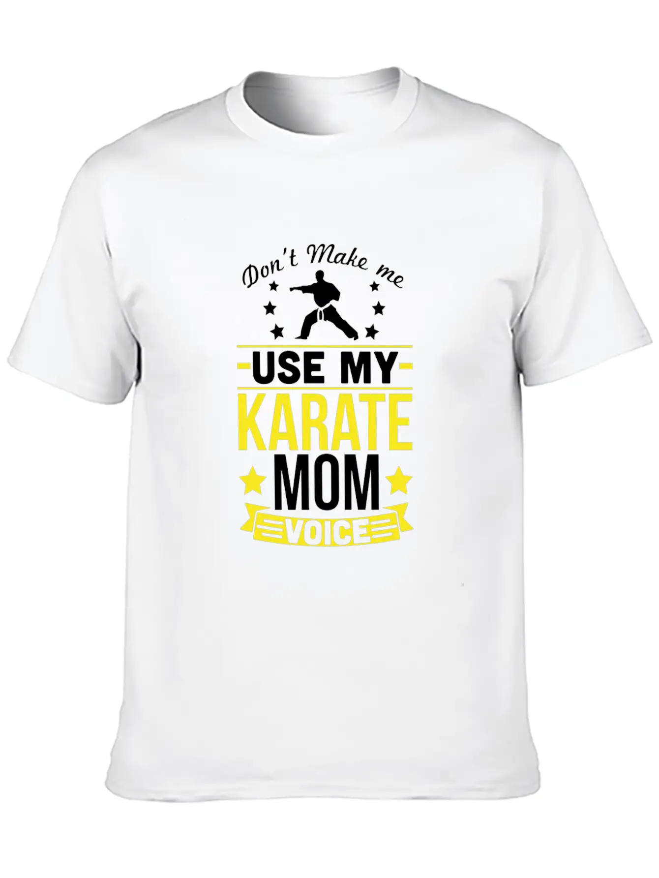Karate Mom Voice T-Shirt Classic Cotton Tee – Unisex Comfort For Any Season