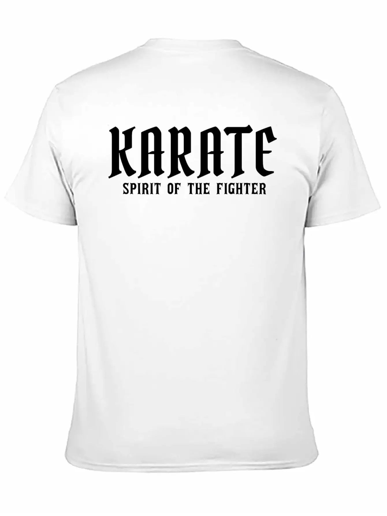 Karate Spirit Casual Graphic T-Shirt – Simple And Comfortable Daily Wear