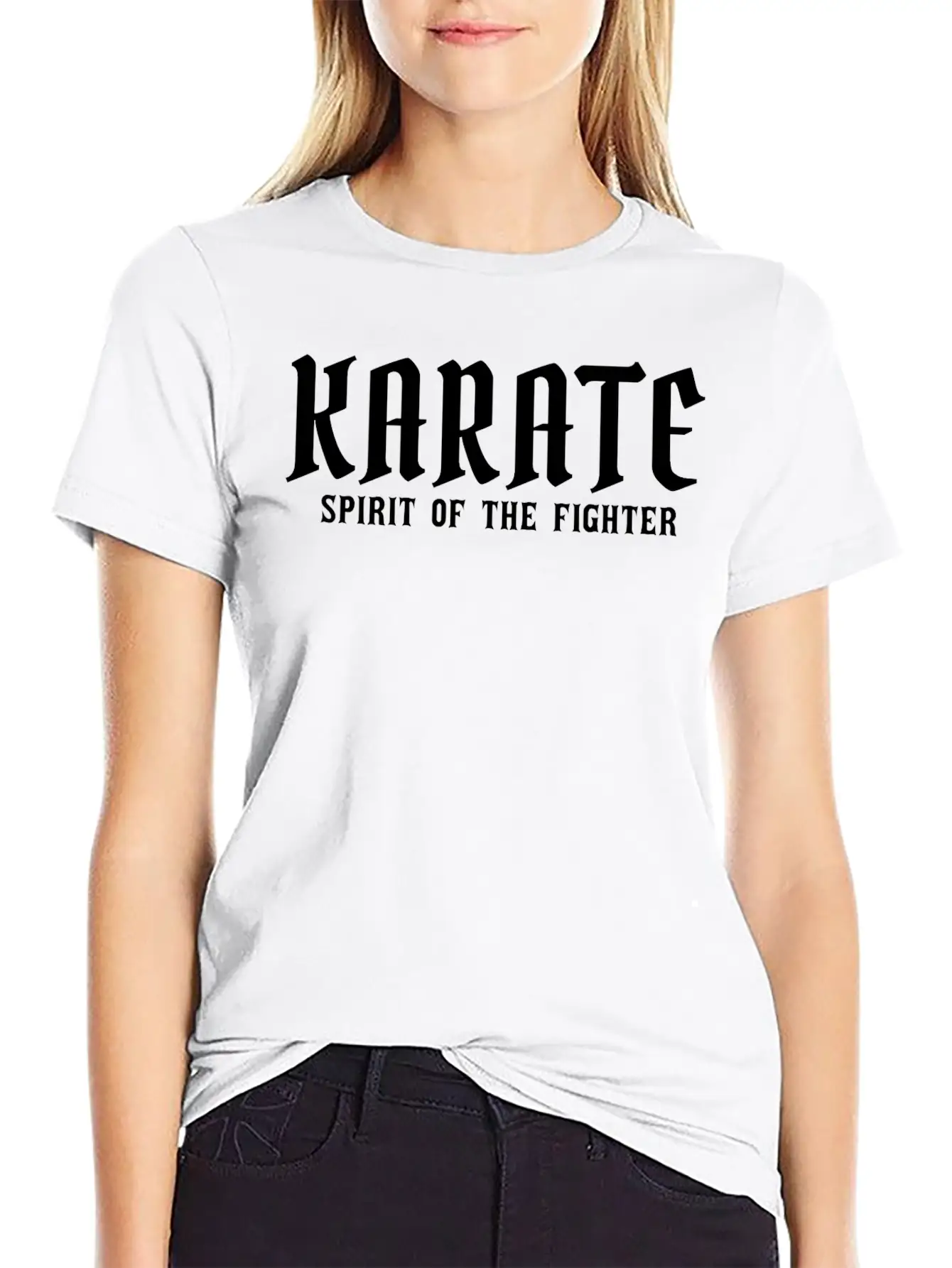 Karate Spirit Casual Graphic T-Shirt – Simple And Comfortable Daily Wear