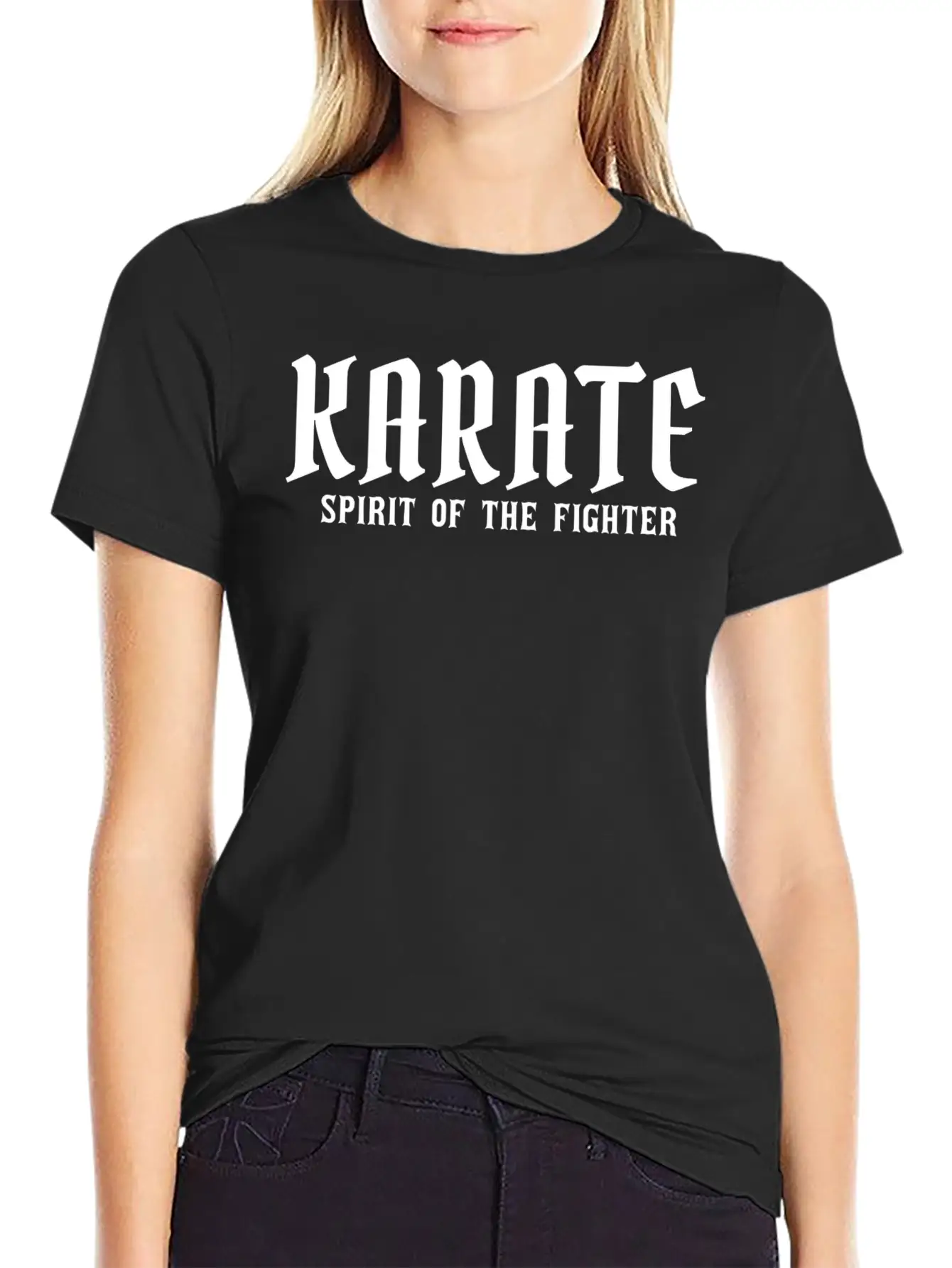 Karate Spirit Casual Graphic T-Shirt – Simple And Comfortable Daily Wear