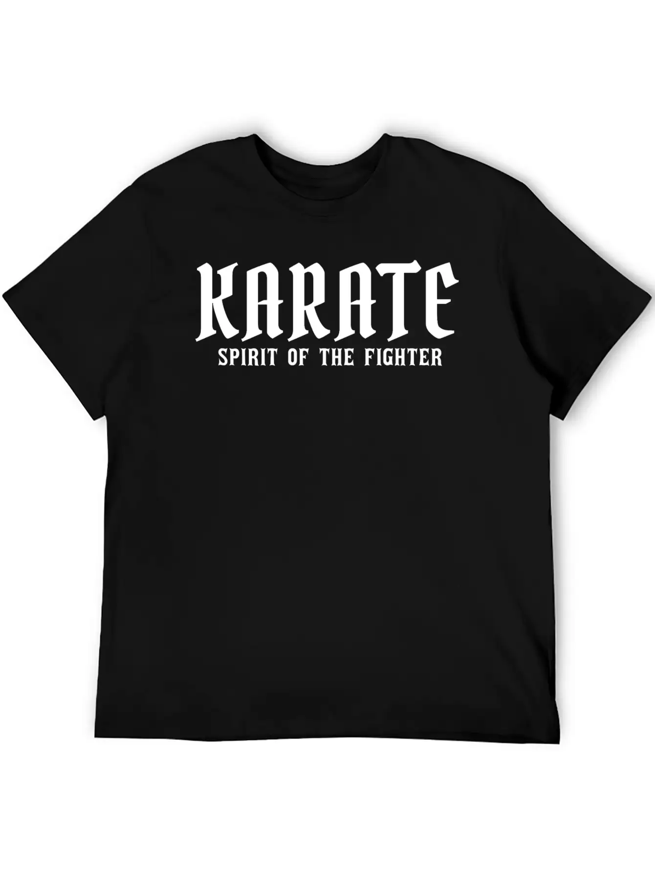 Karate Spirit Casual Graphic T-Shirt – Simple And Comfortable Daily Wear