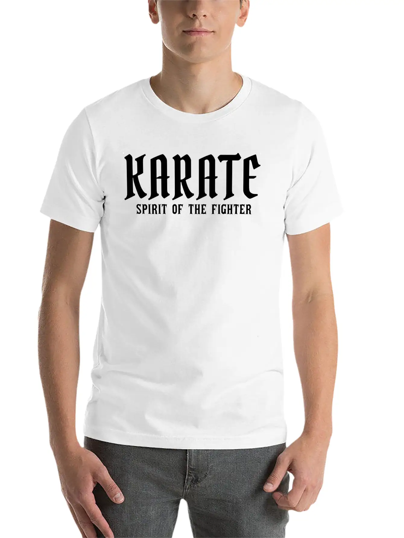 Karate Spirit Casual Graphic T-Shirt – Simple And Comfortable Daily Wear