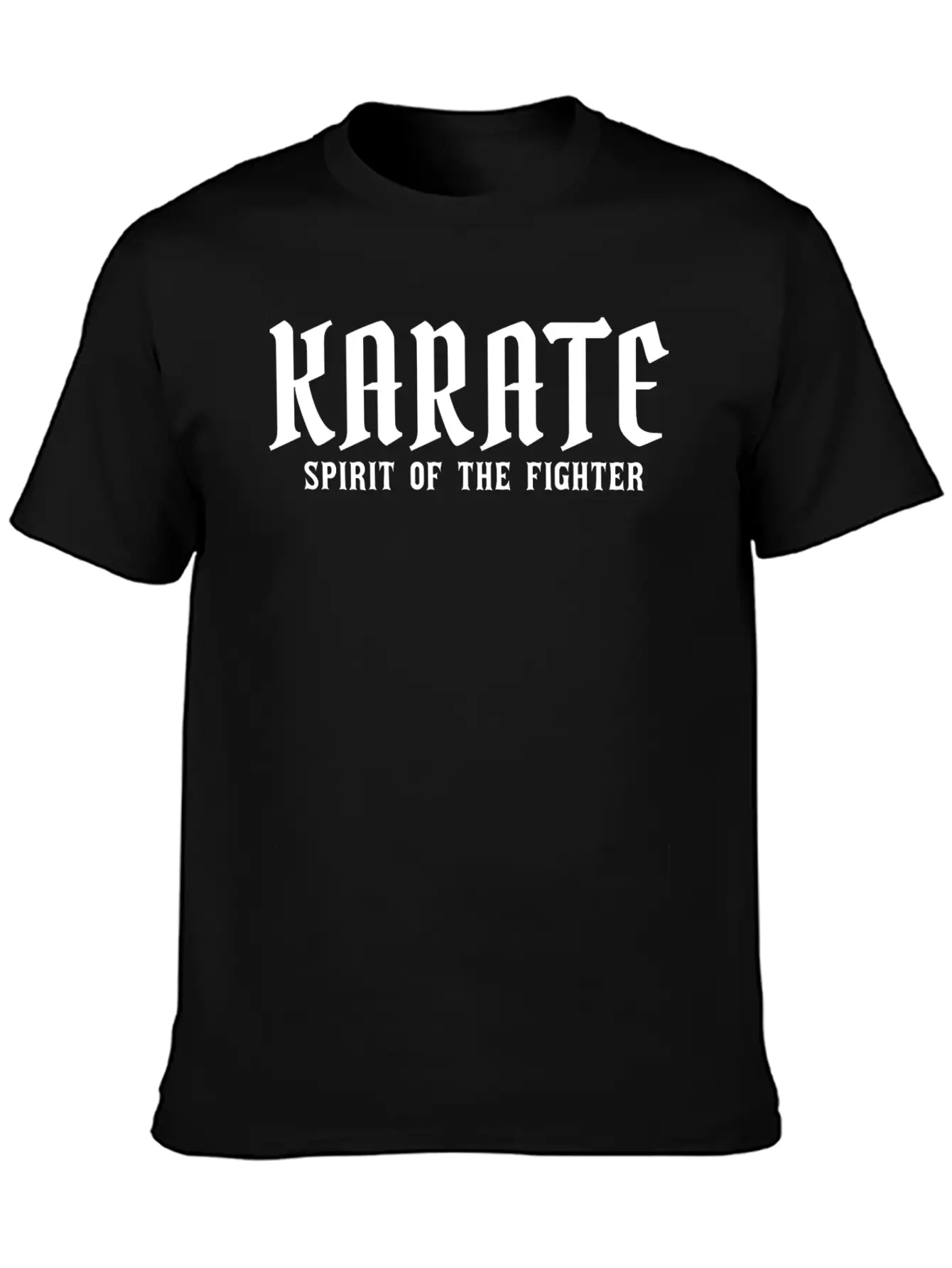 Karate Spirit Casual Graphic T-Shirt – Simple And Comfortable Daily Wear