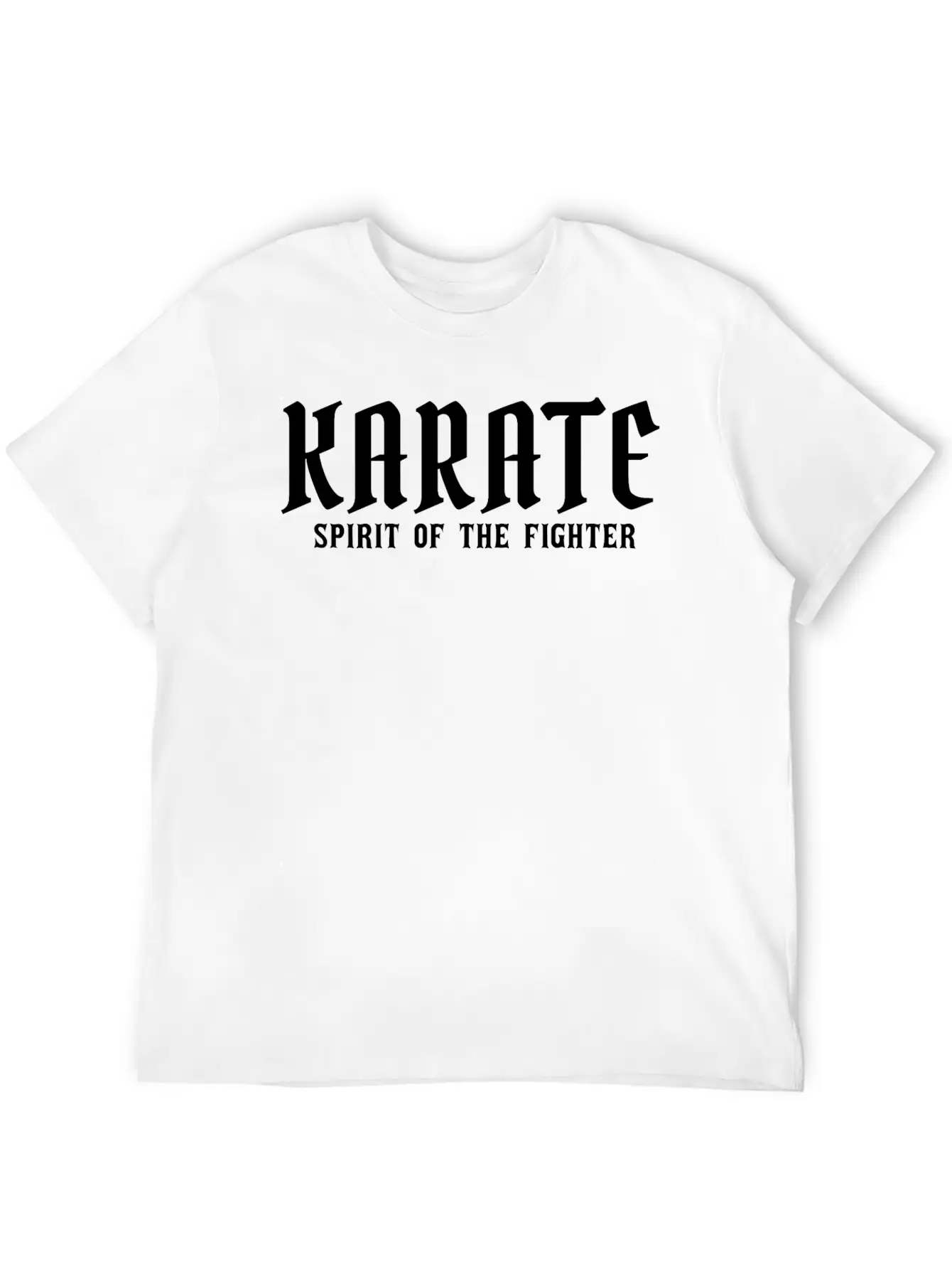 Karate Spirit Casual Graphic T-Shirt – Simple And Comfortable Daily Wear