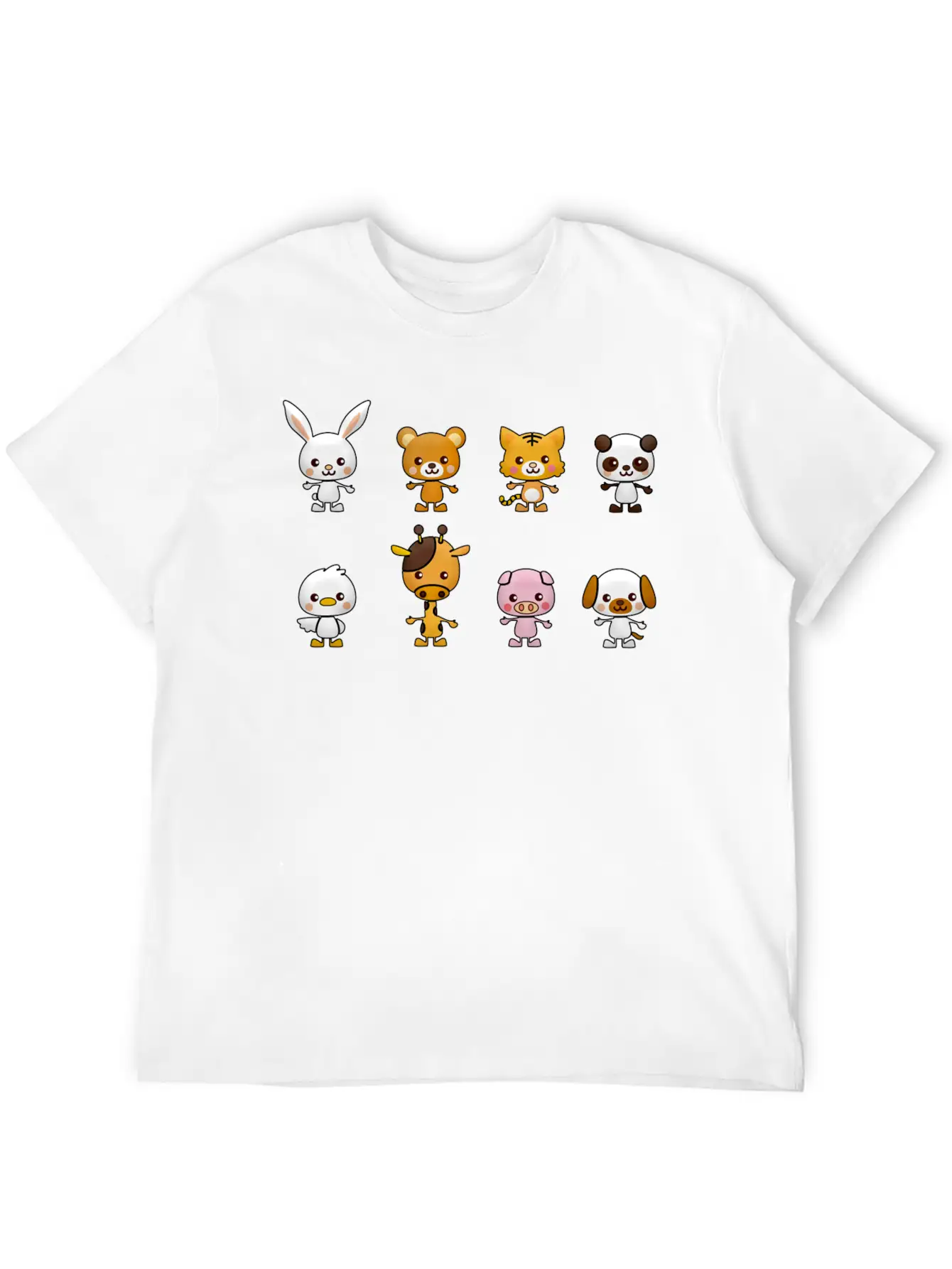 Kawaii Basic Graphic T-Shirt – Daily Comfort In Soft Cotton