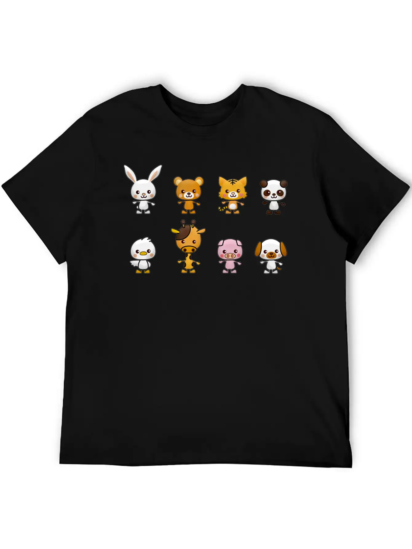 Kawaii Basic Graphic T-Shirt – Daily Comfort In Soft Cotton