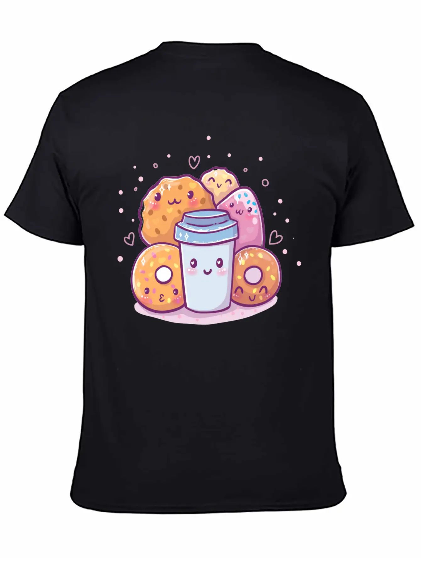 Kawaii Sweets Basic Graphic T-Shirt – Daily Comfort In Soft Cotton