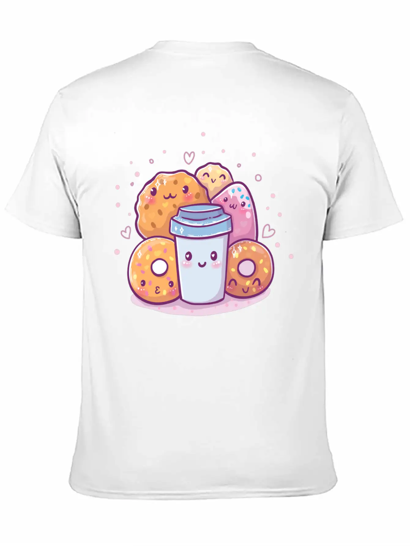 Kawaii Sweets Basic Graphic T-Shirt – Daily Comfort In Soft Cotton