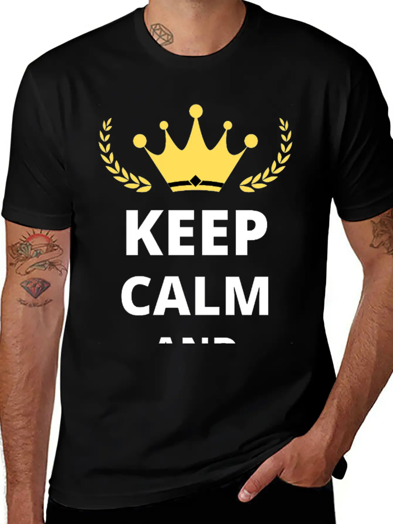 Keep Calm And Let It Go Unisex Cotton Tee – Relaxed Fit For Any Occasion