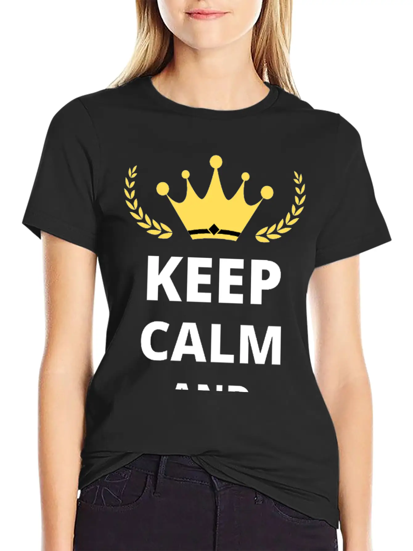 Keep Calm And Let It Go Unisex Cotton Tee – Relaxed Fit For Any Occasion