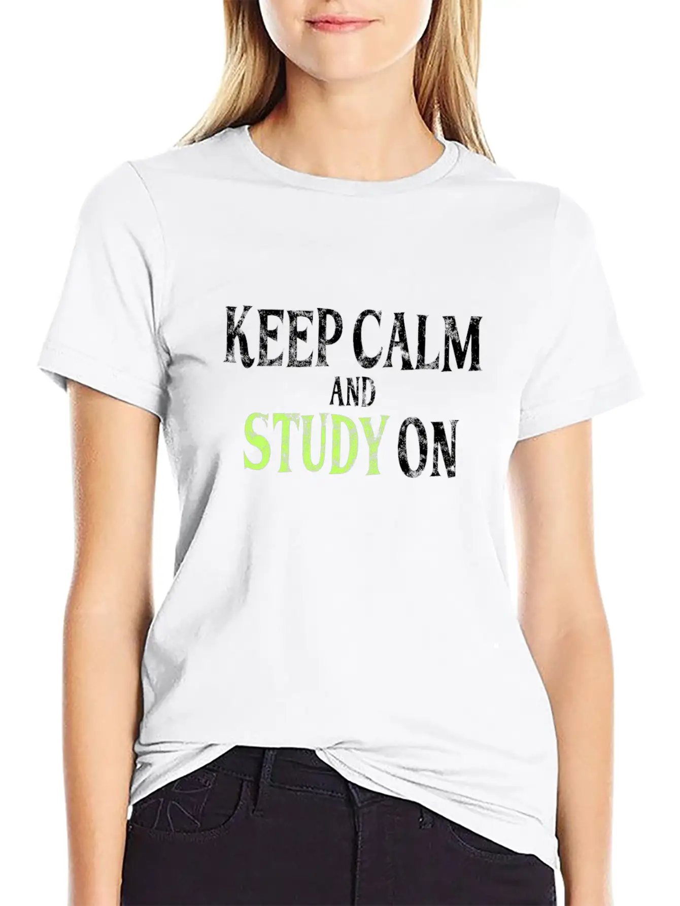 Keep Calm And Study Stylish Everyday T-Shirt – Unisex Basic Cotton Tee