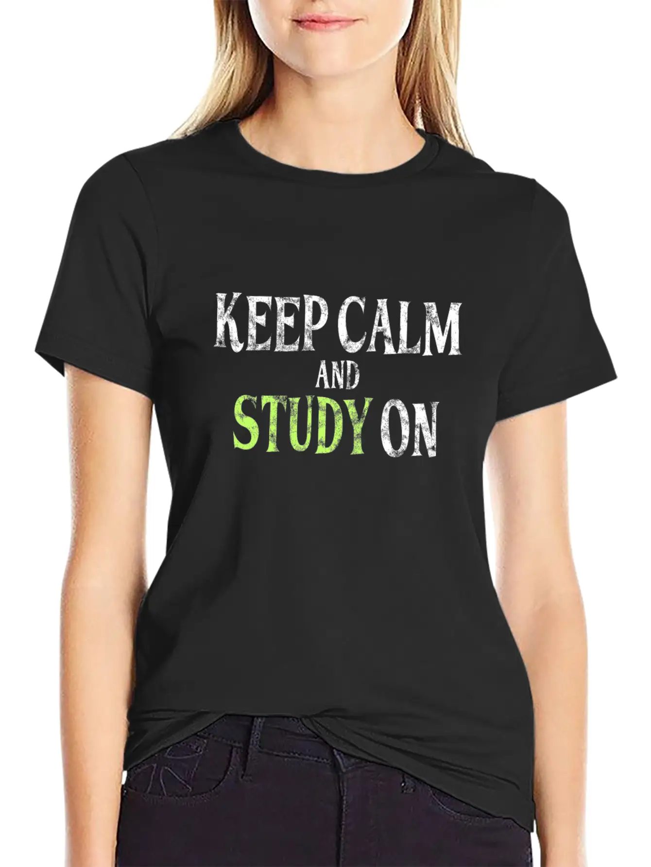 Keep Calm And Study Stylish Everyday T-Shirt – Unisex Basic Cotton Tee