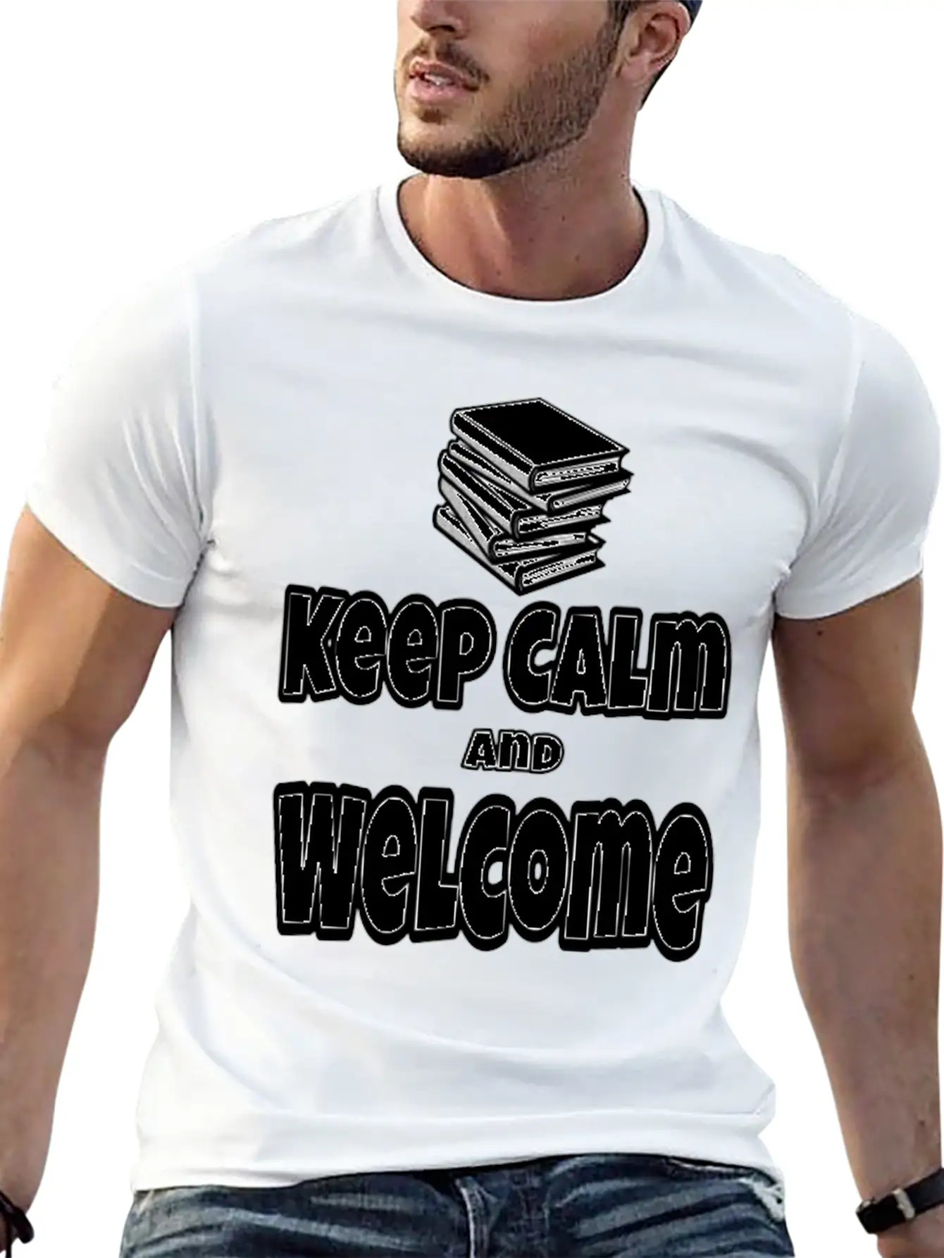 Keep Calm And Welcome Back To School Unisex Casual T-Shirt – Clean Design For Daily Comfort