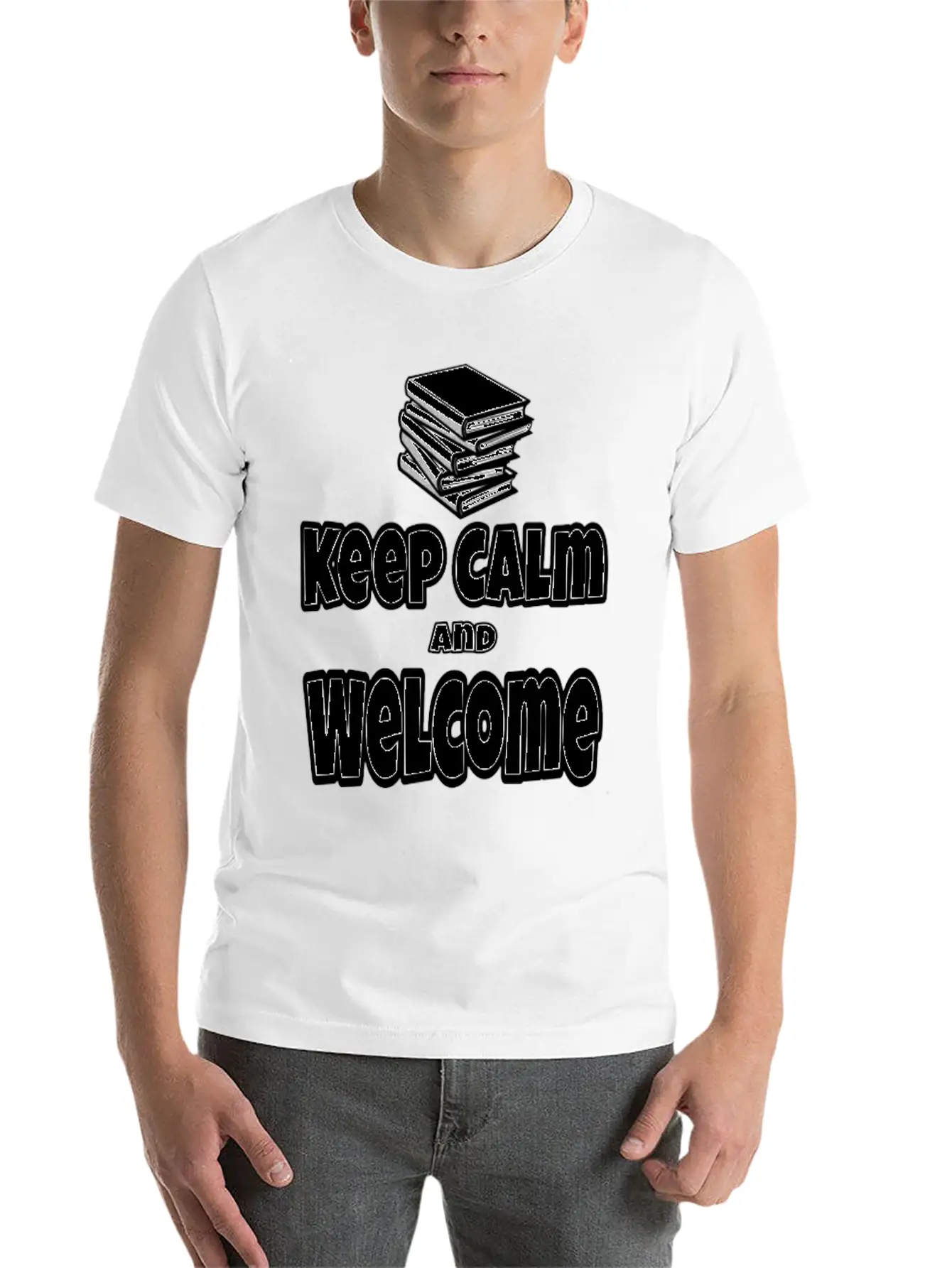 Keep Calm And Welcome Back To School Unisex Casual T-Shirt – Clean Design For Daily Comfort