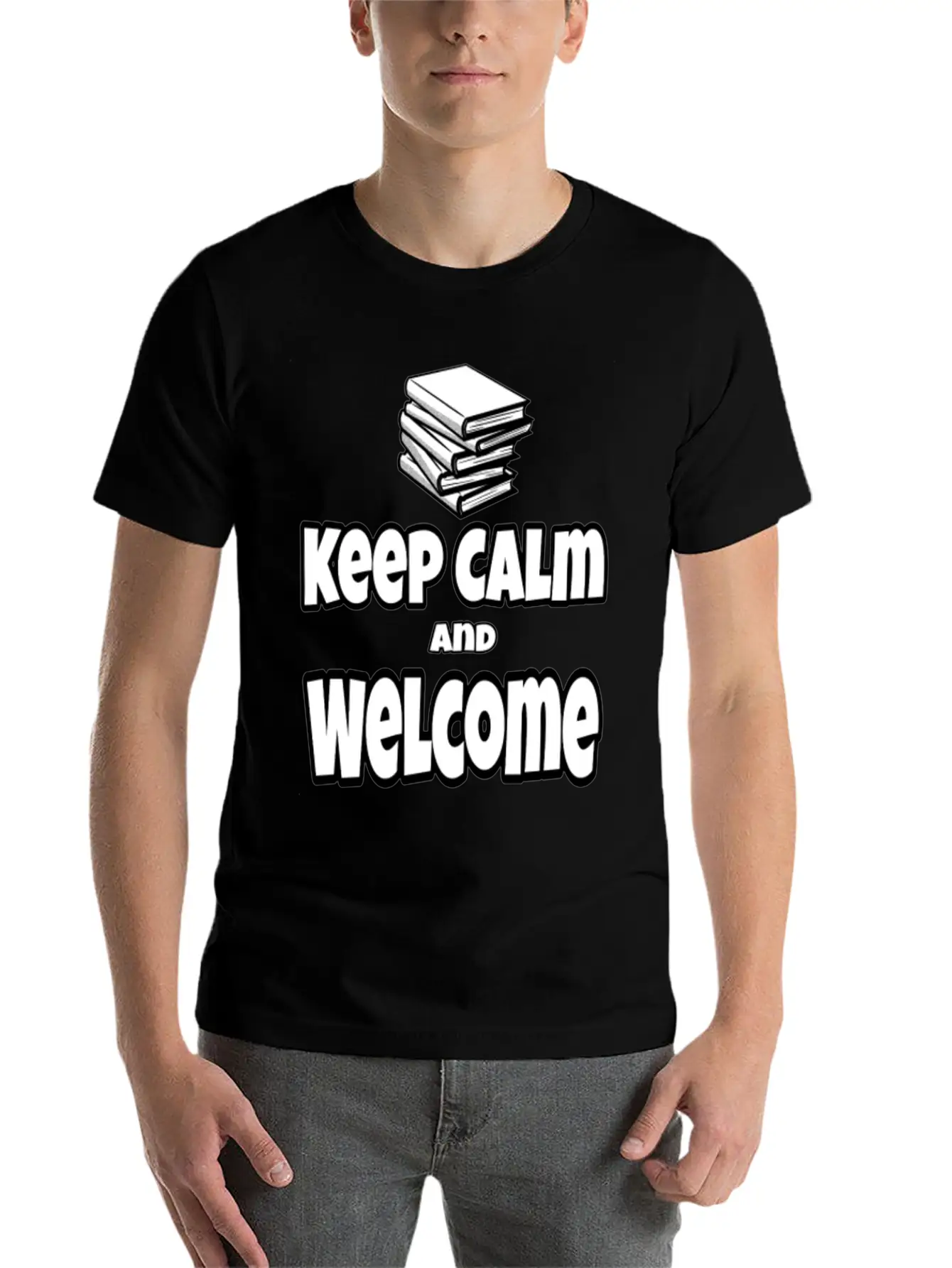 Keep Calm And Welcome Back To School Unisex Casual T-Shirt – Clean Design For Daily Comfort